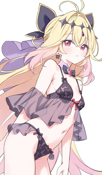 Пост #2266: jyt, meitantei precure!, precure, cure arcana shadow, moria luluka, 1girl, antenna hair, black bra