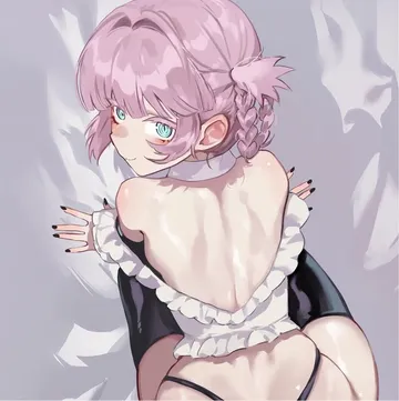 Пост #1793: foolish potato, yofukashi no uta, nanakusa nazuna (yofukashi no uta), 1boy, 1girl, all fours, ass, ass shake
