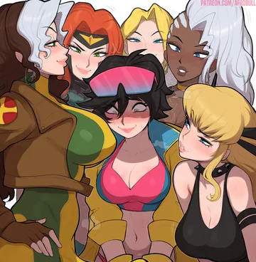 Пост #1224: afrobull, marvel, marvel rivals, x-men, emma frost, jean grey, jubilee (marvel), magik (x-men)