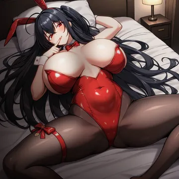Пост #2493: agachi (shunya12300724), azur lane, taihou (azur lane), taihou (fun on the baize) (azur lane), 1girl, animal ear hairband, animal ears, arm behind head