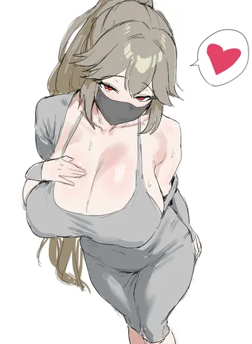 Пост #2356: sochin douji, zenless zone zero, alexandrina sebastiane, 1girl, alternate breast size (larger), breasts, cleavage, covered nipples