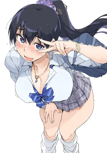 Пост #312: zekkyon, ruri no houseki, arato nagi, 1girl, bag, black hair, blue bag, blue bow