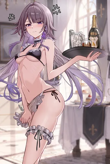 Пост #2665: saint laurent paris, honkai (series), honkai: star rail, herta (honkai: star rail), the herta (honkai: star rail), 1girl, alternate costume, anger vein