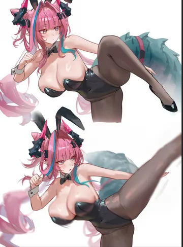 Пост #1329: uof, arknights, arknights: endfield, yvonne (arknights), 1girl, alternate costume, animal ear hairband, animal ears