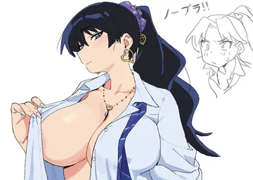 Пост #476: denpatou, ruri no houseki, arato nagi, tanigawa ruri, 2girls, black hair, breasts, collared shirt