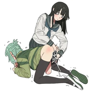 Пост #650: onsen tamago (hs egg), seitokai ni mo ana wa aru!, otori tan, terui arisu, 1boy, 1girl, anal fingering, ass