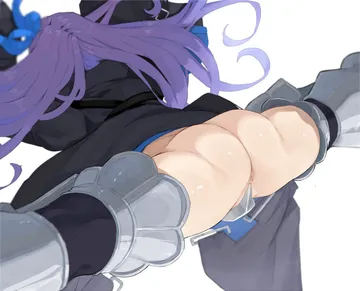 Пост #2790: esearu, fate (series), fate/grand order, meltryllis (fate), 1girl, anus, armored boots, ass