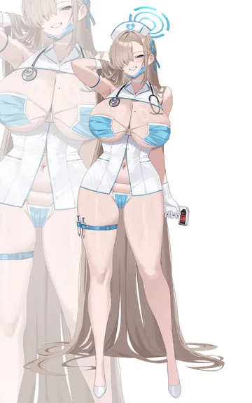 Пост #3098: ddog, blue archive, asuna (blue archive), 1girl, absurdly long hair, alternate costume, bikini, blonde hair