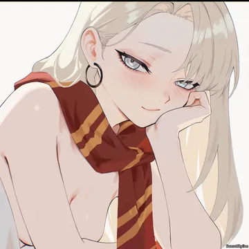 Пост #430: sunsetskyline, harry potter (series), wizarding world, malfoid, 1girl, blonde hair, blue eyes, breasts
