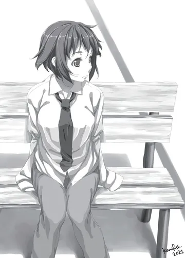 Пост #1900: @four leaf studios, dark green eyes, katawa shoujo, red hair, rin tezuka, artist request, source request