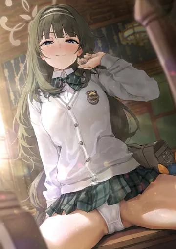 Пост #518: akita hika, blue archive, tsumugi (blue archive), 1girl, bag, black bag, blue eyes, blush