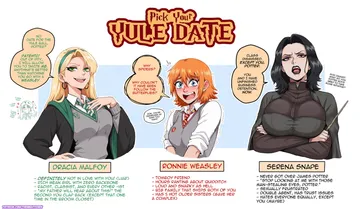 Пост #830: themightfenek, harry potter (series), wizarding world, malfoid, ron weasley, severus snape, severus snape (redteneri), 3girls